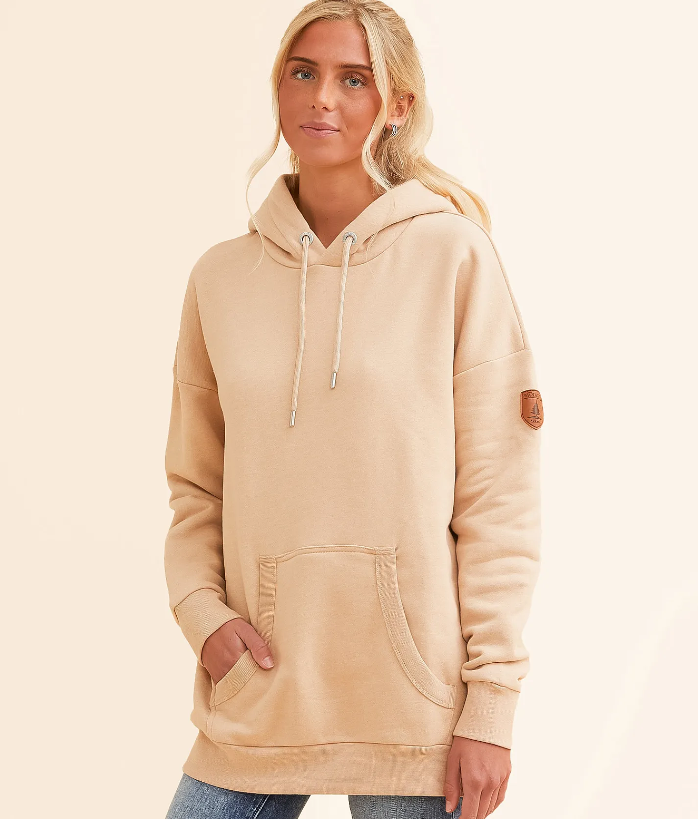Tops | Wanakome Billie 2 Hooded Sweatshirt Sand