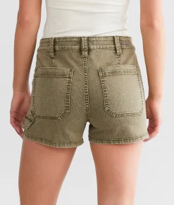 BKE Billie Stretch Short Washed Olive Hot