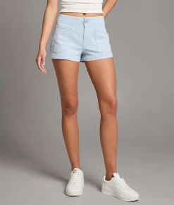 Shorts|Bottoms | BKE Billie Stretch Short Light Blue
