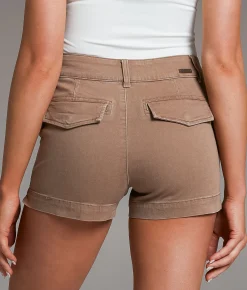 BKE Billie Stretch Short Cocoa New