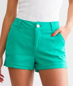 BKE Billie Stretch Short Ming Green Online