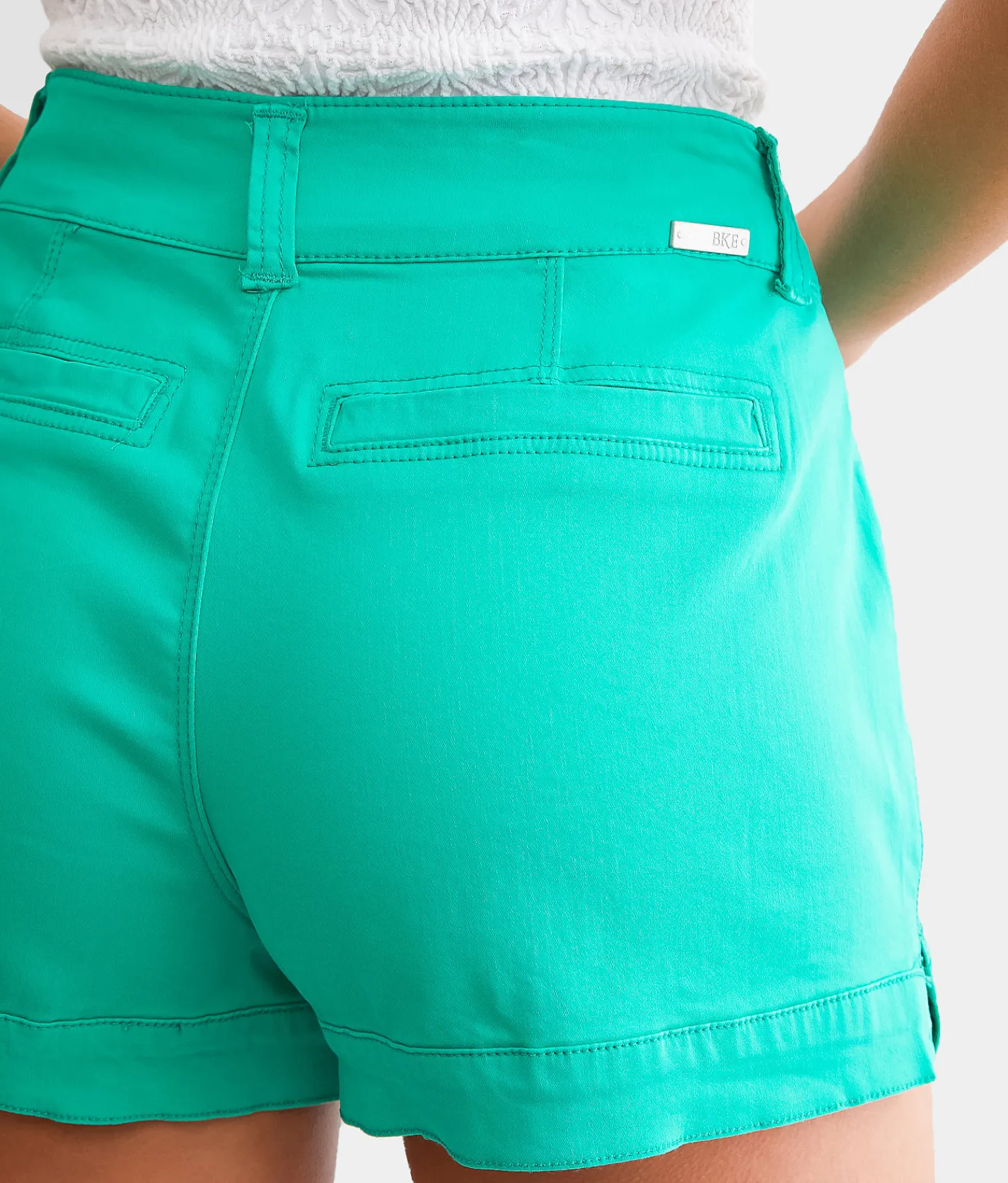 BKE Billie Stretch Short Ming Green Online