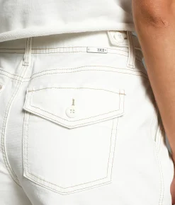 BKE Billie Stretch Short Cream Best