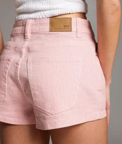 Bottoms|Shorts | BKE Billie Striped Stretch Short Pink Stripe