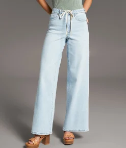 BKE Billie Ultra Wide Leg Stretch Jean Klabon Clearance