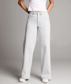 BKE Billie Ultra Wide Leg Striped Stretch Jean Pinstripe Best