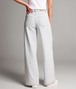 BKE Billie Ultra Wide Leg Striped Stretch Jean Pinstripe Best