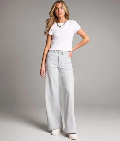 Jeans|Bke Jeans | BKE Billie Ultra Wide Leg Striped Stretch Jean Pinstripe
