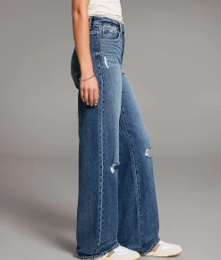 BKE Billie Wide Leg Stretch Jean Messina Best