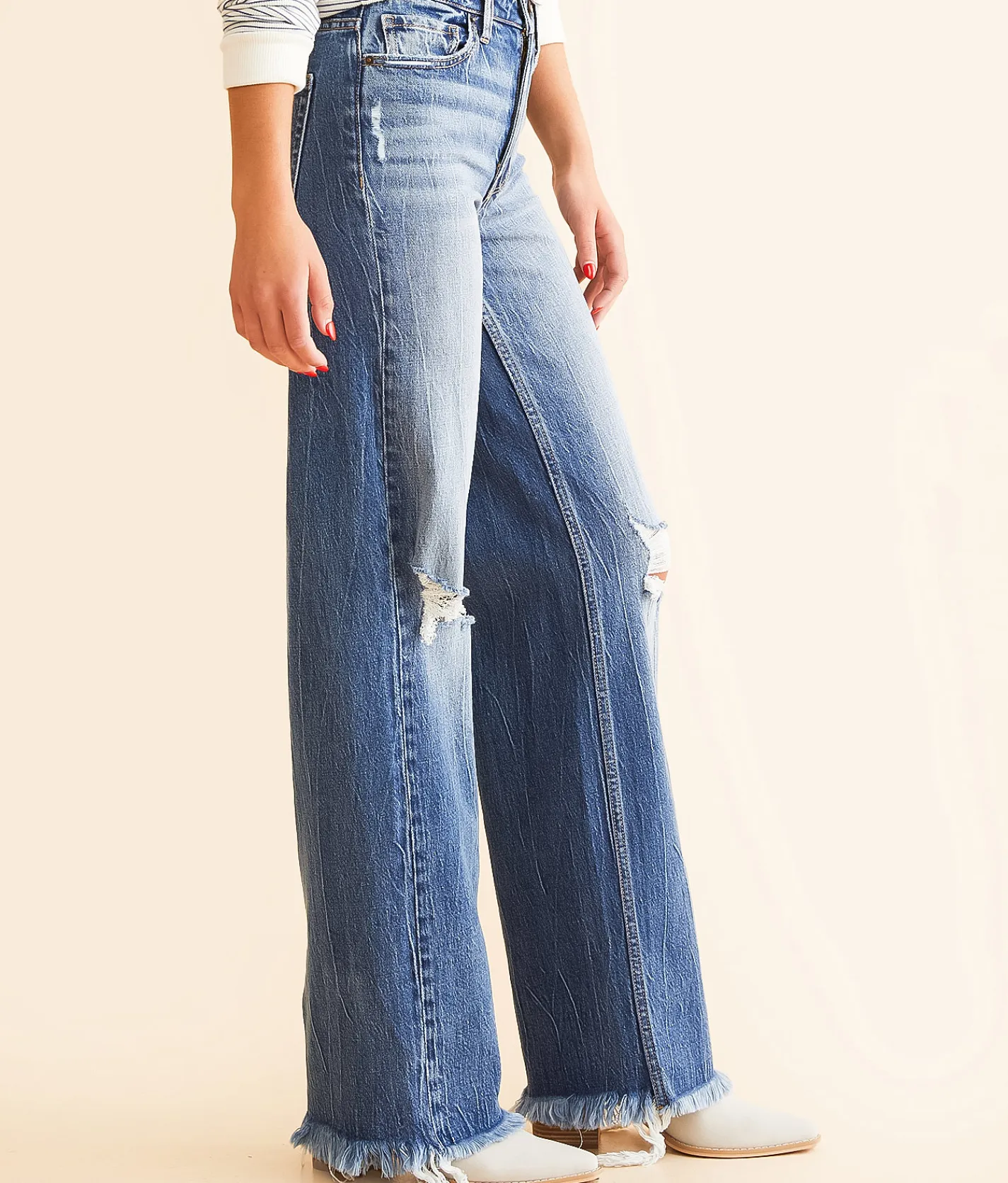 BKE Billie Wide Leg Stretch Jean Sorensen Discount