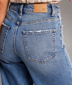 BKE Billie Wide Leg Stretch Jean Robey Hot