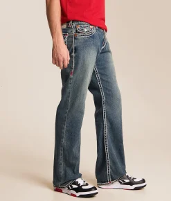 True Religion Billy Relaxed Boot Stretch Jean Sepia Dawn Medium Wash