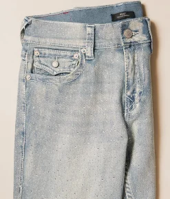 True Religion Billy Rhinestone Boot Stretch Jean Golden Surf Light Wash Outlet
