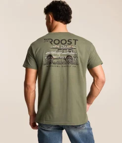 Tops|Graphic T-Shirts | Roost Waterfowl Bird Buggy T-Shirt Moss