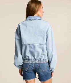 Free People Birdie Denim Jacket Mockingbird Discount