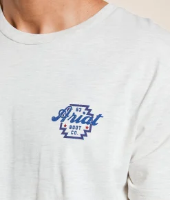 Tops|Graphic T-Shirts | Ariat Bison Archer T-Shirt Oatmeal