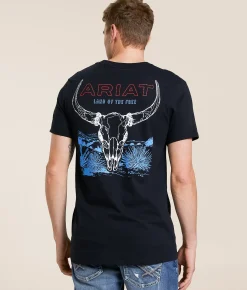 Ariat Bison Bureau T-Shirt Black Hot