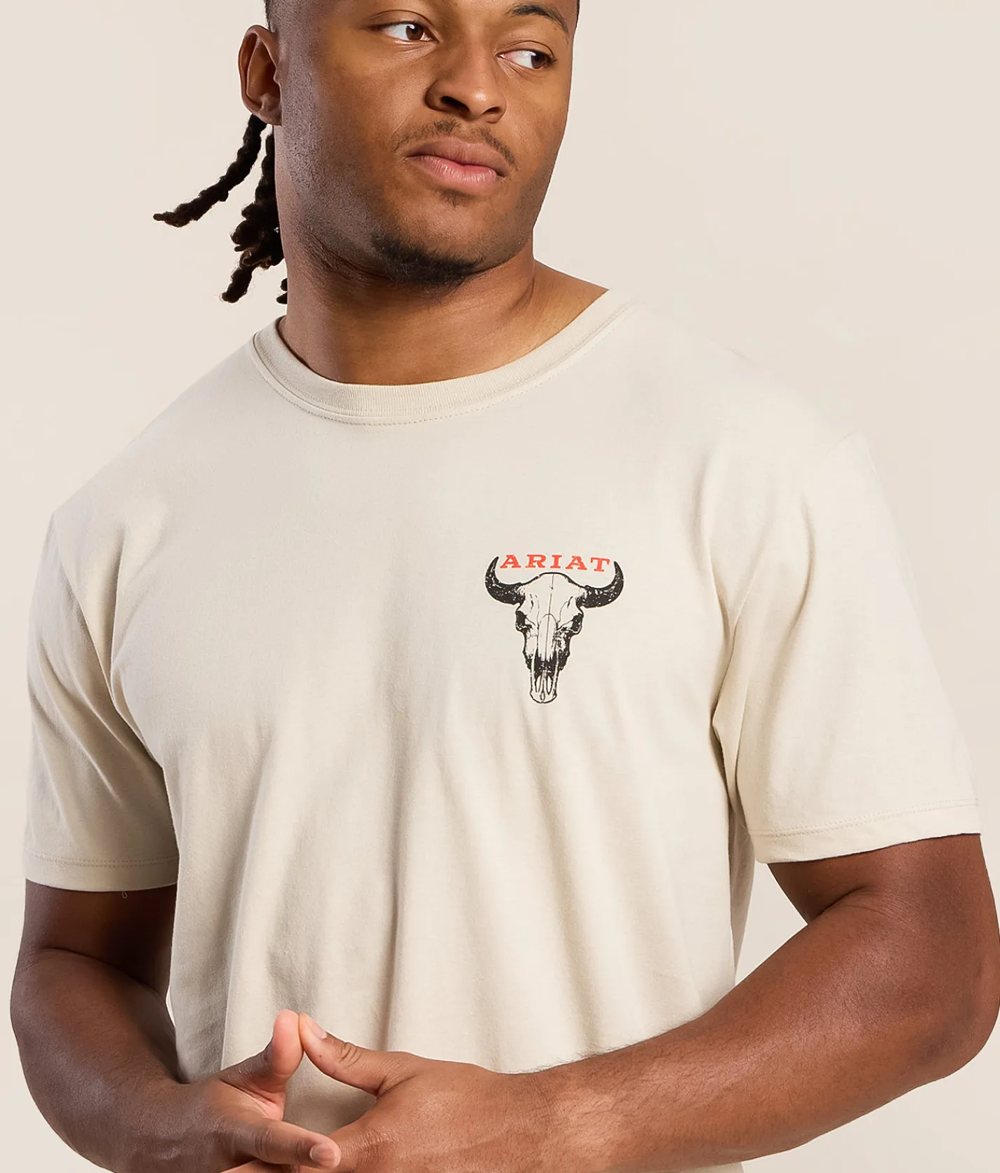 Ariat Bison Circle T-Shirt Peyote Hot