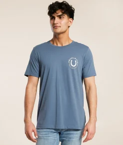 Tops|Graphic T-Shirts | Pendleton Bison Horseshoe T-Shirt Slate