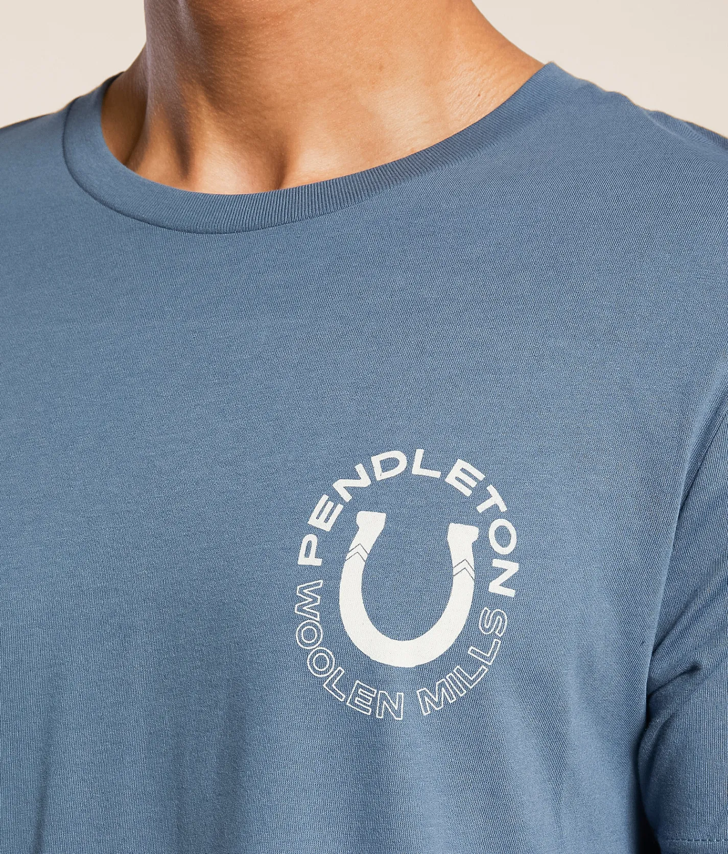 Tops|Graphic T-Shirts | Pendleton Bison Horseshoe T-Shirt Slate