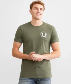 Pendleton Bison Horseshoe T-Shirt Military Green Discount