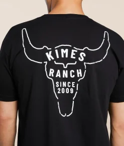 Kimes Ranch Bison Outline T-Shirt Black Outlet