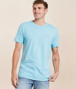 Tops|Graphic T-Shirts | Ariat Bison Southwest Patriot T-Shirt Sea Angel