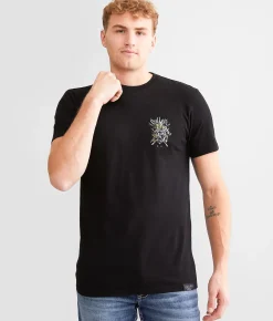 Graphic T-Shirts | Sullen Black Flag T-Shirt Jet Black