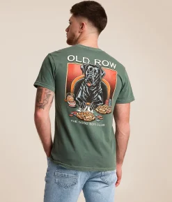 Tops | Old Row Black Jack T-Shirt Blue Spruce