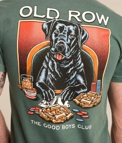 Old Row Black Jack T-Shirt Blue Spruce Discount