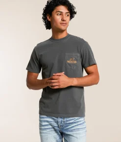 Fieldstone Black Lab Blind T-Shirt Pepper Clearance