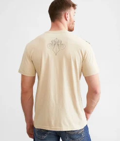 Affliction Black Night T-Shirt Sand Reactive Hot