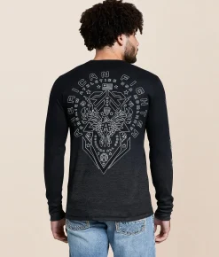Graphic T-Shirts | American Fighter Black Rock Thermal Black Mass