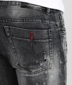 Sale Jeans|Bottoms | Industrial Indigo Skinny Stretch Jean Black