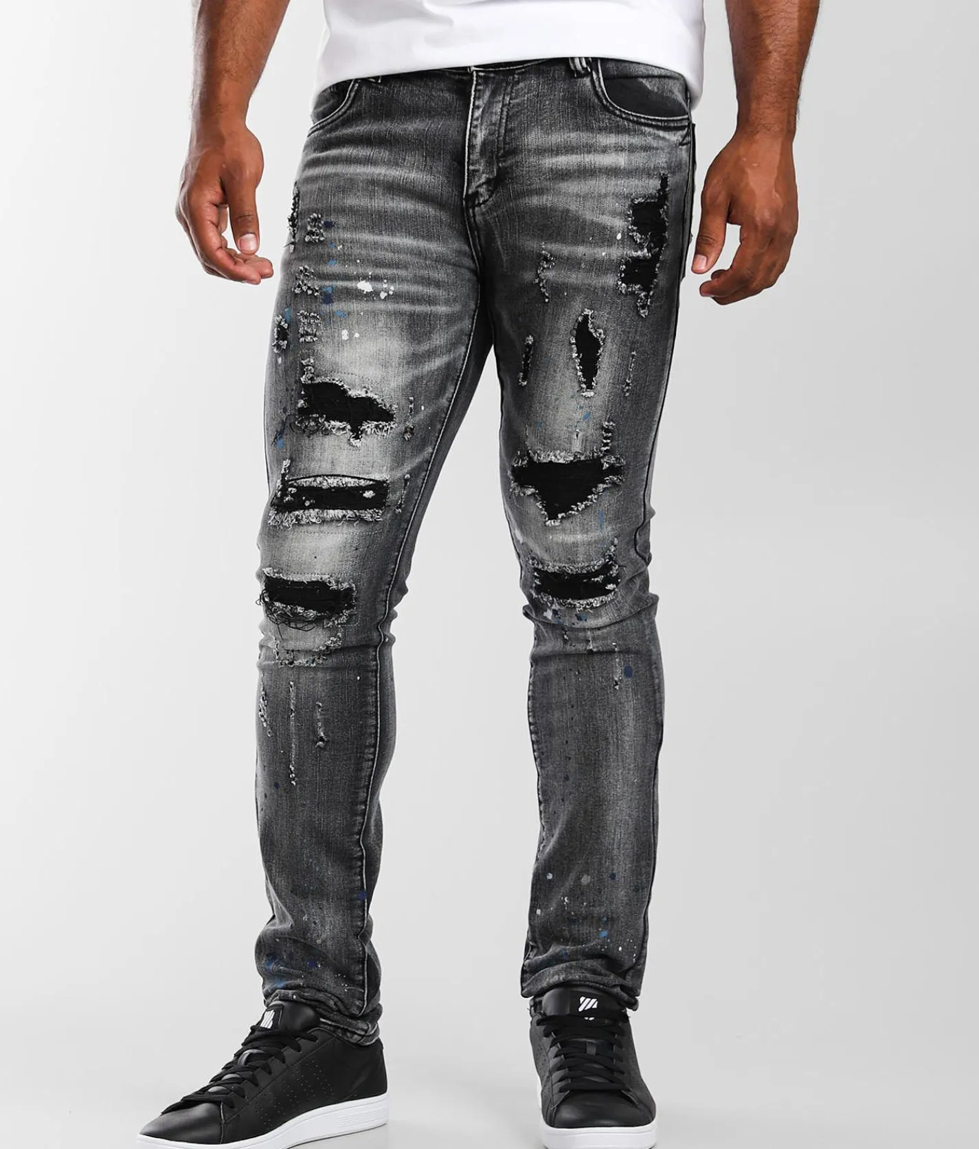 Sale Jeans|Bottoms | Industrial Indigo Skinny Stretch Jean Black