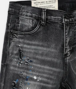 Sale Jeans|Bottoms | Industrial Indigo Skinny Stretch Jean Black