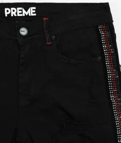 PREME Black Skinny Stretch Jean Buffalo Sale