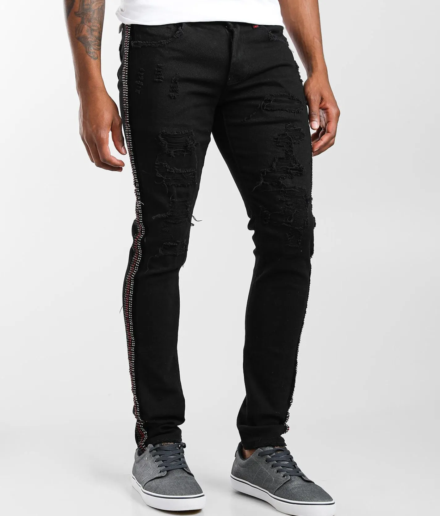 PREME Black Skinny Stretch Jean Buffalo Sale