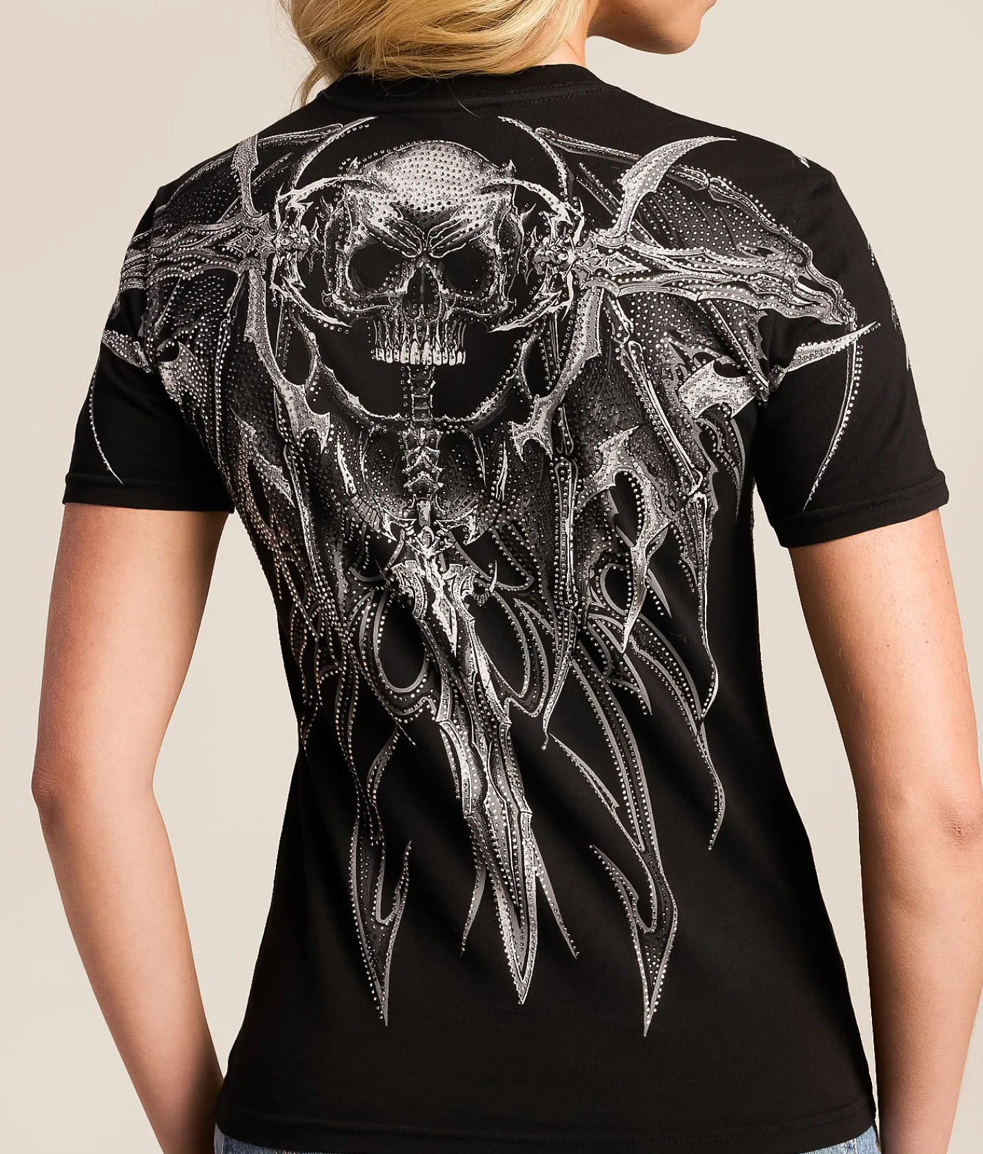 Tops | Affliction Blackwater Falls T-Shirt Black Reactive