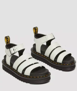 Dr. Martens Blaire Leather Sandal Smoked Mint Outlet