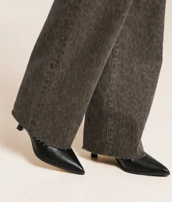 Jeans|Bottoms | HIDDEN Blake Cheetah Dad Stretch Jean Brown Cheetah