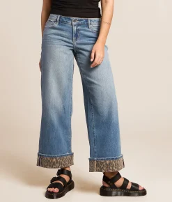 HIDDEN Blake Cropped Wide Leg Stretch Jean Lovers Point New