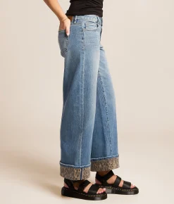 HIDDEN Blake Cropped Wide Leg Stretch Jean Lovers Point New