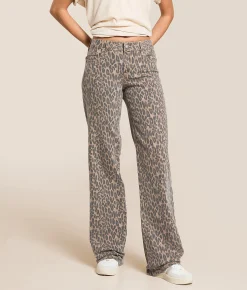 Jeans|Bottoms | HIDDEN Blake Dad Cheetah Rhinestone Stretch Jean Rhinestone Cheetah