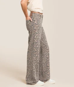 Jeans|Bottoms | HIDDEN Blake Dad Cheetah Rhinestone Stretch Jean Rhinestone Cheetah
