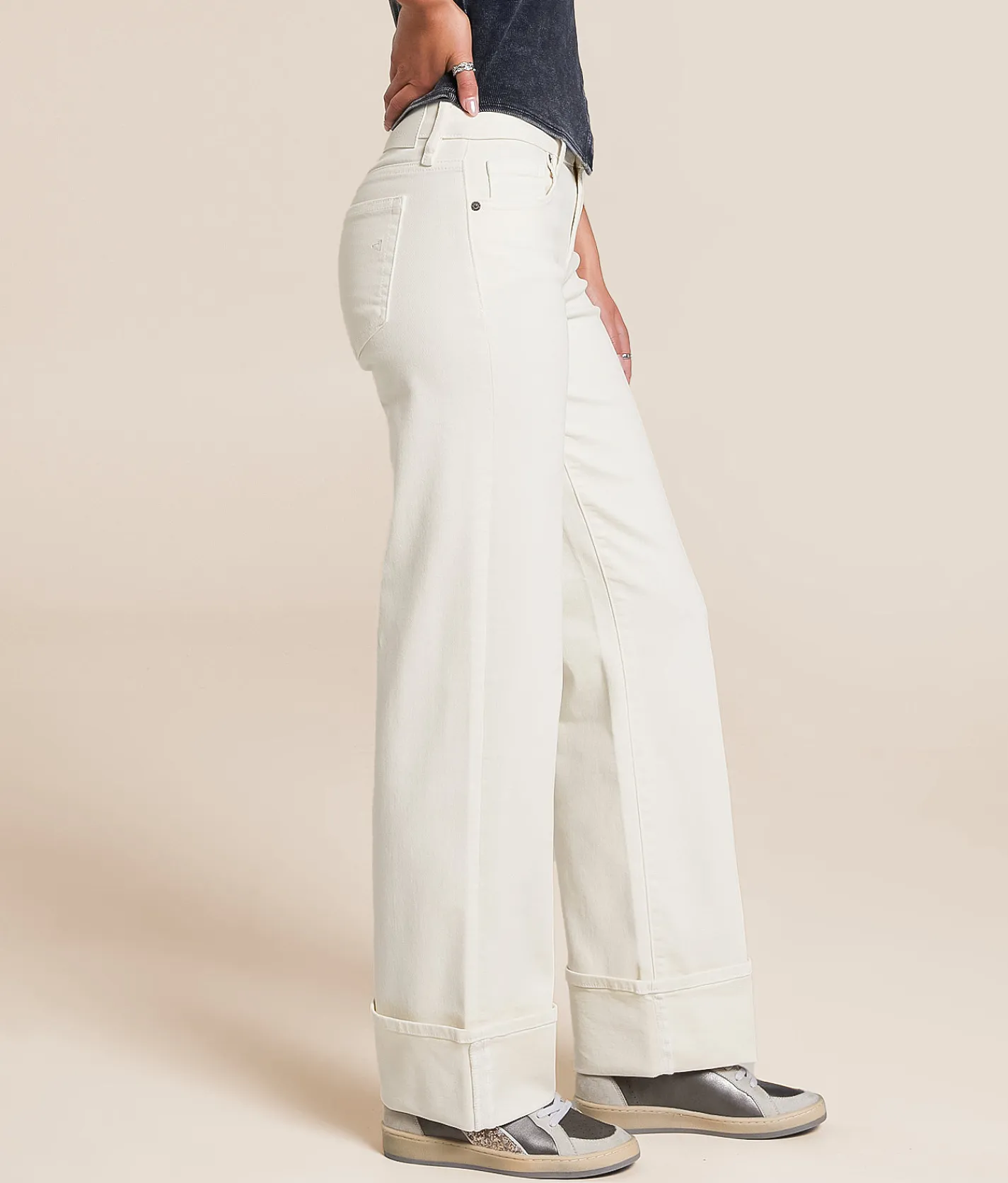 HIDDEN Blake Dad Stretch Jean Cream Discount