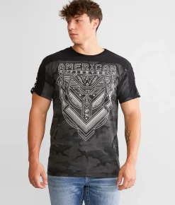 Graphic T-Shirts | American Fighter Blakeley T-Shirt Black Camo