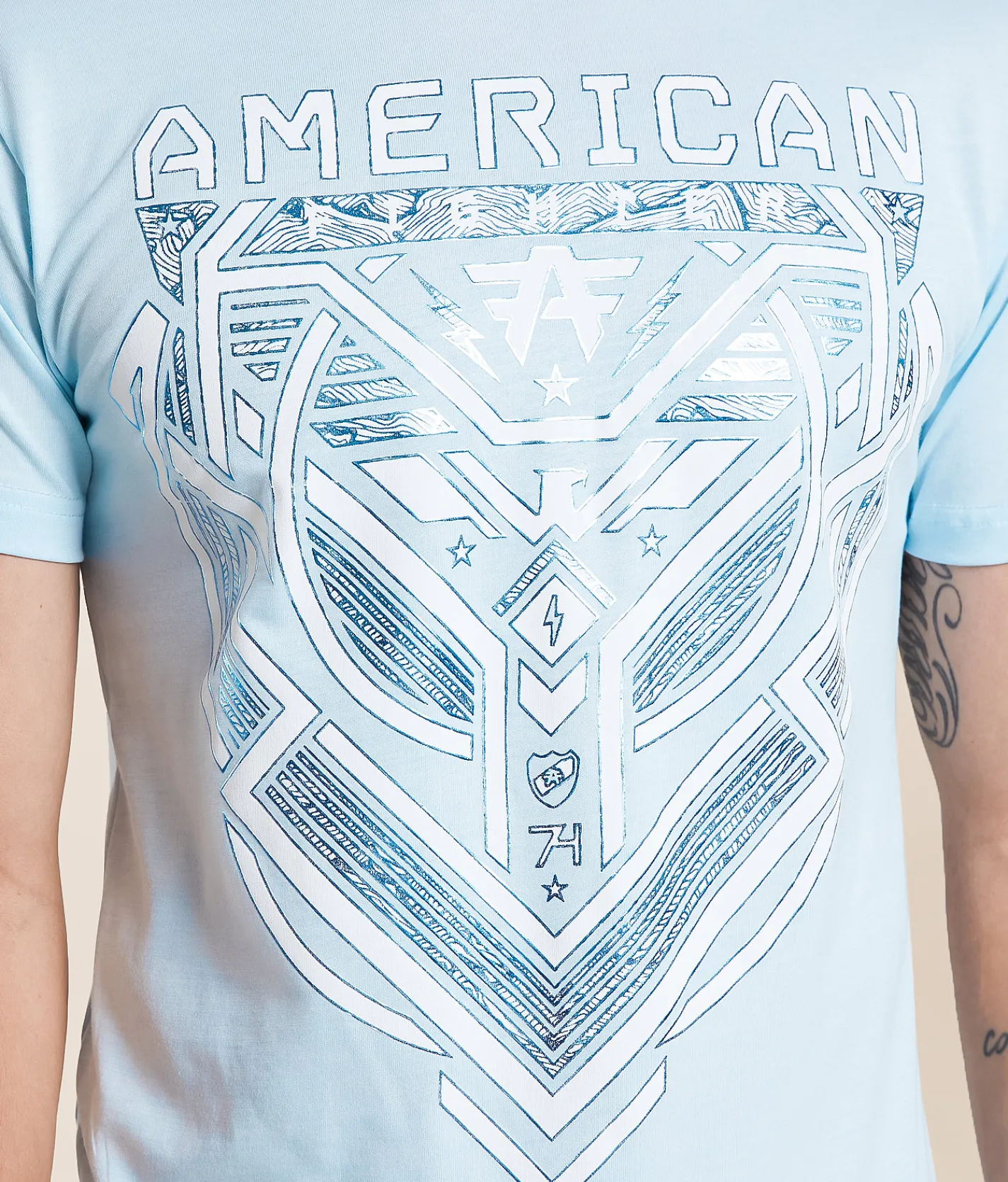 American Fighter Blakely T-Shirt Ice Melt Nantucket Breeze Online
