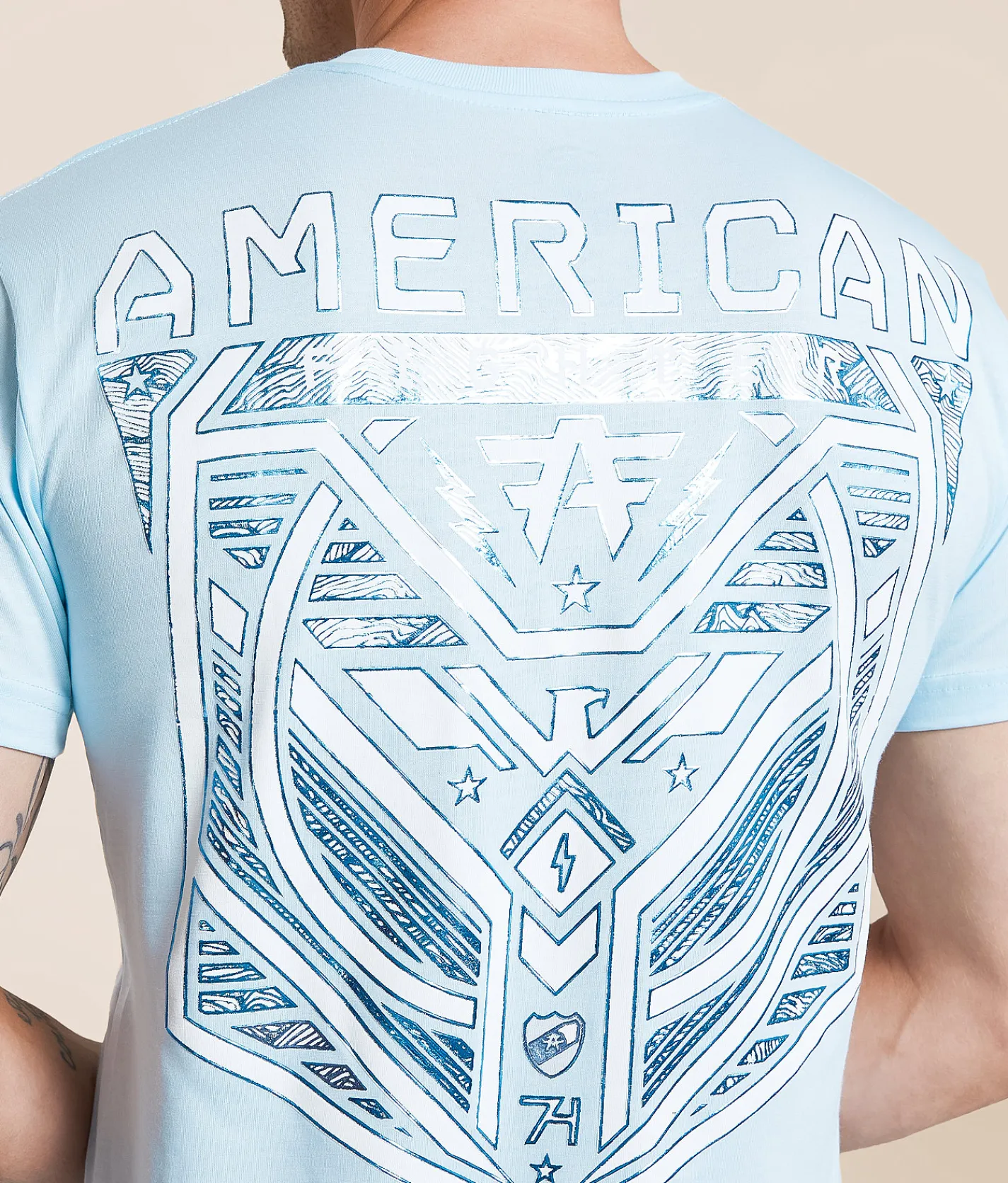 American Fighter Blakely T-Shirt Ice Melt Nantucket Breeze Online
