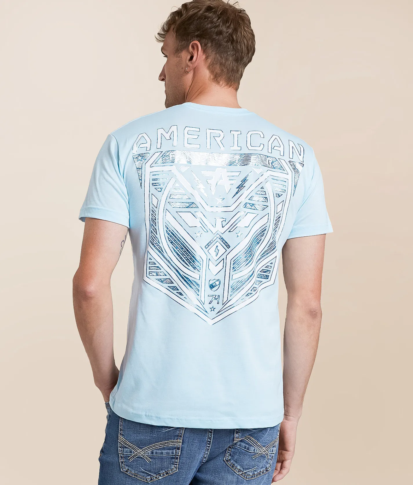 American Fighter Blakely T-Shirt Ice Melt Nantucket Breeze Online